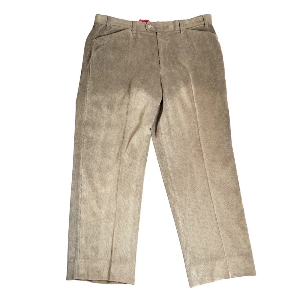 Hiltl German Engineering Corduroy Trousers Tan Brown Men 36/38 Regular Fit 38x28